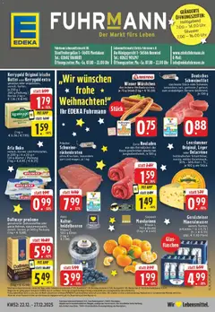 Vorschau von dem Prospekt des Geschäftes Edeka, gültig ab dem 22.12.2025