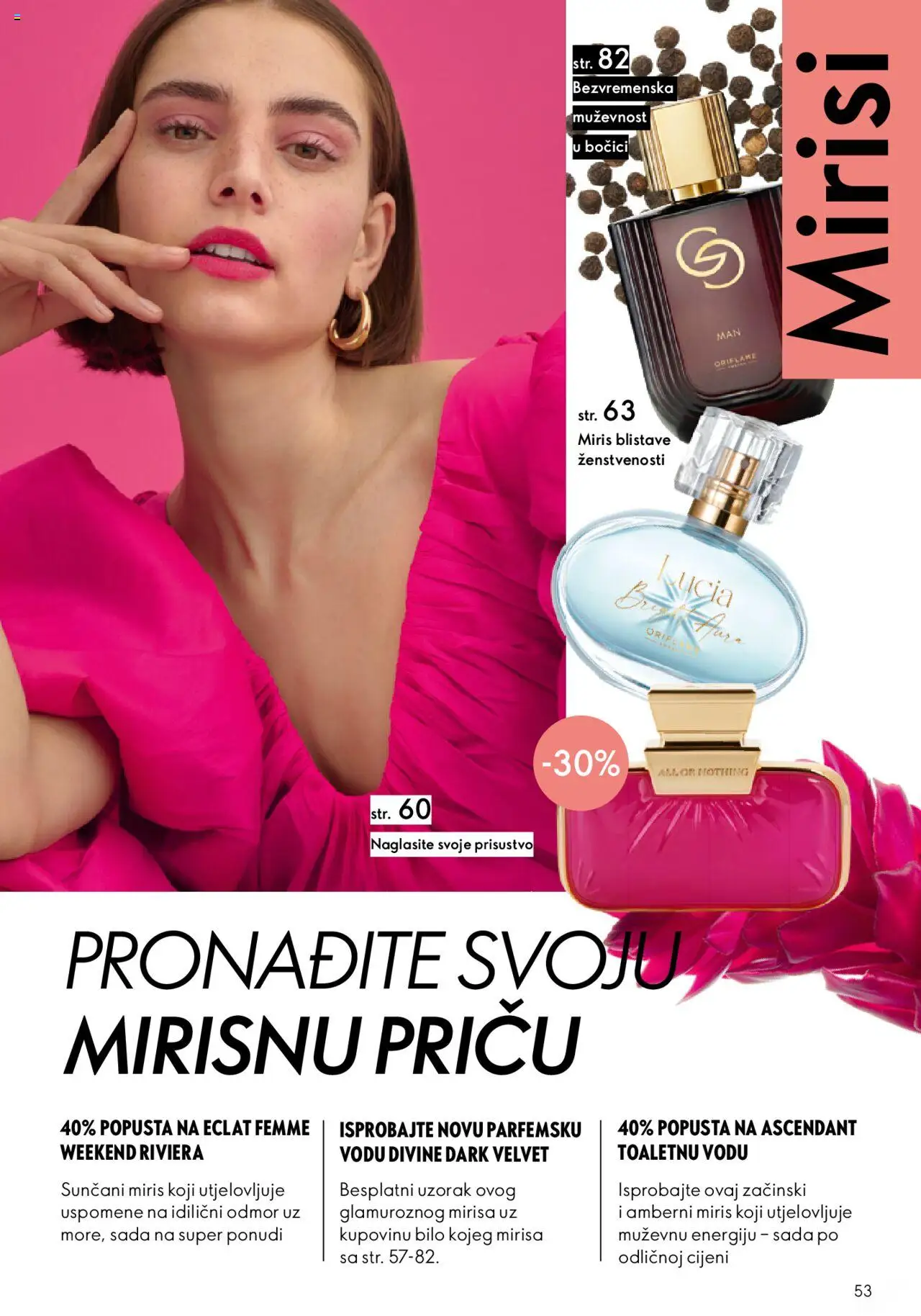 Pregled letka Katalog trgovine Oriflame vrijedi od 2025.10.08