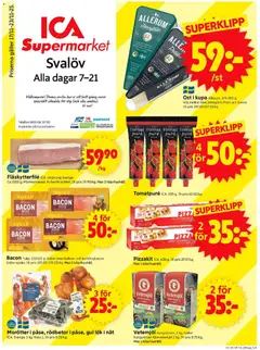 Förhandsgranska reklamblad Svalöv från butik ICA Supermarket gäller från 17/11/2025