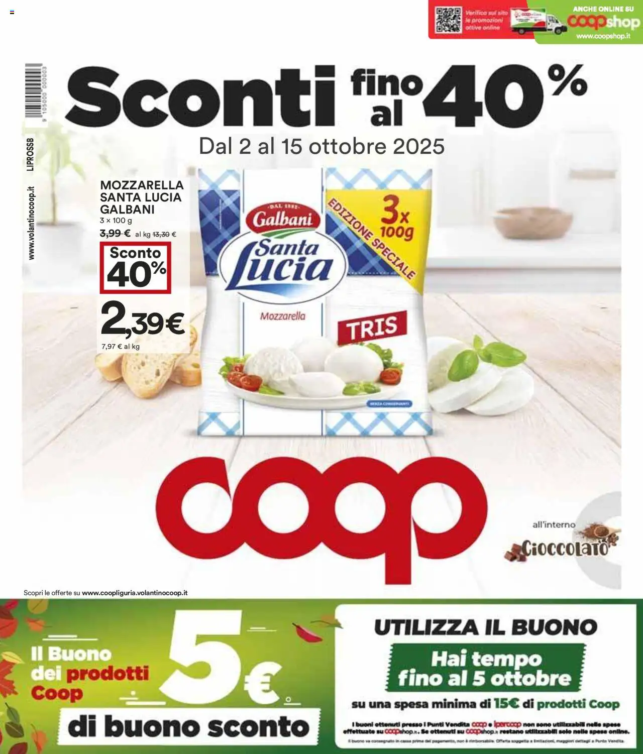 Volantino COOP valido da 02/10/2025 numero di pagina 1