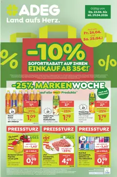 Vorschau der Angebote: ADEG ADEG Flugblatt gültig ab 23.04.2026