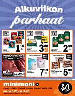 Kaupan Minimani Minimani tarjoukset esikatselu, voimassa 09/03/2026