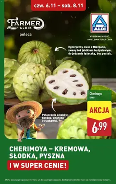 Pogląd gazetki "Cherimoya" ze sklepu Aldi ważnej od 06.11.2025