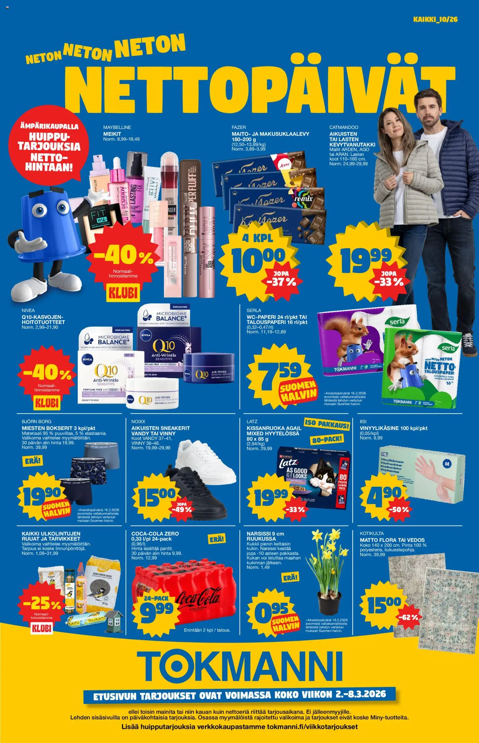 Kaupan Tokmanni Tokmanni tarjoukset esikatselu, voimassa 02/03/2026