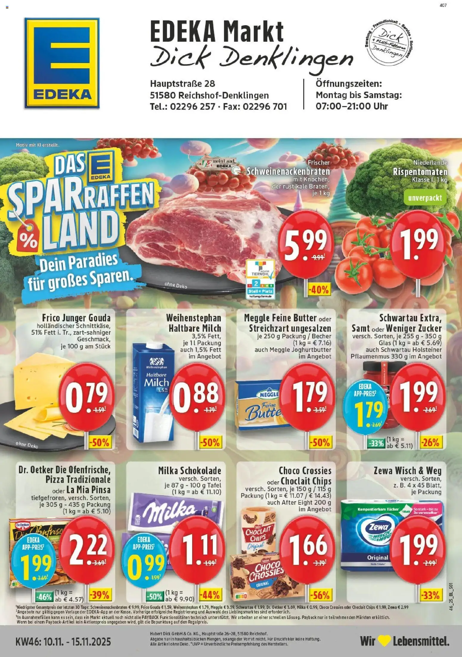 Vorschau von dem Prospekt des Geschäftes Edeka, gültig ab dem 10.11.2025