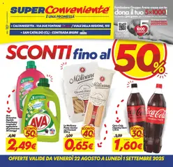 Anteprima dell'opuscolo Volantino Caltanissetta/San Cataldo dal negozio SuperConveniente valido da 22/08/2025