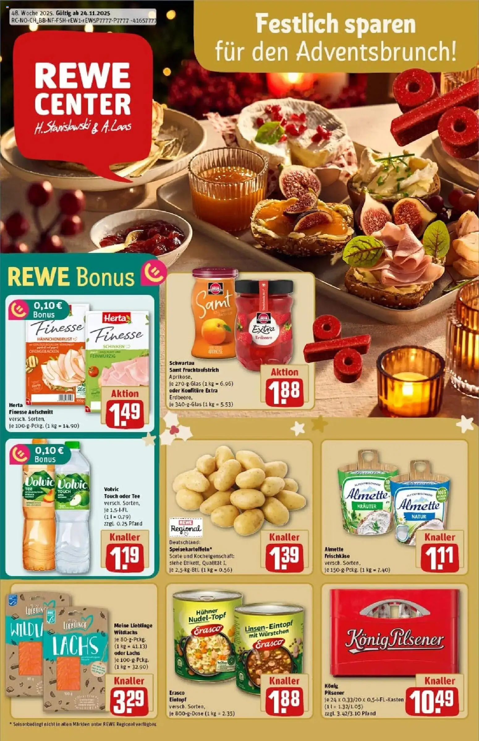 Vorschau von dem Prospekt des Geschäftes Rewe, gültig ab dem 23.11.2025