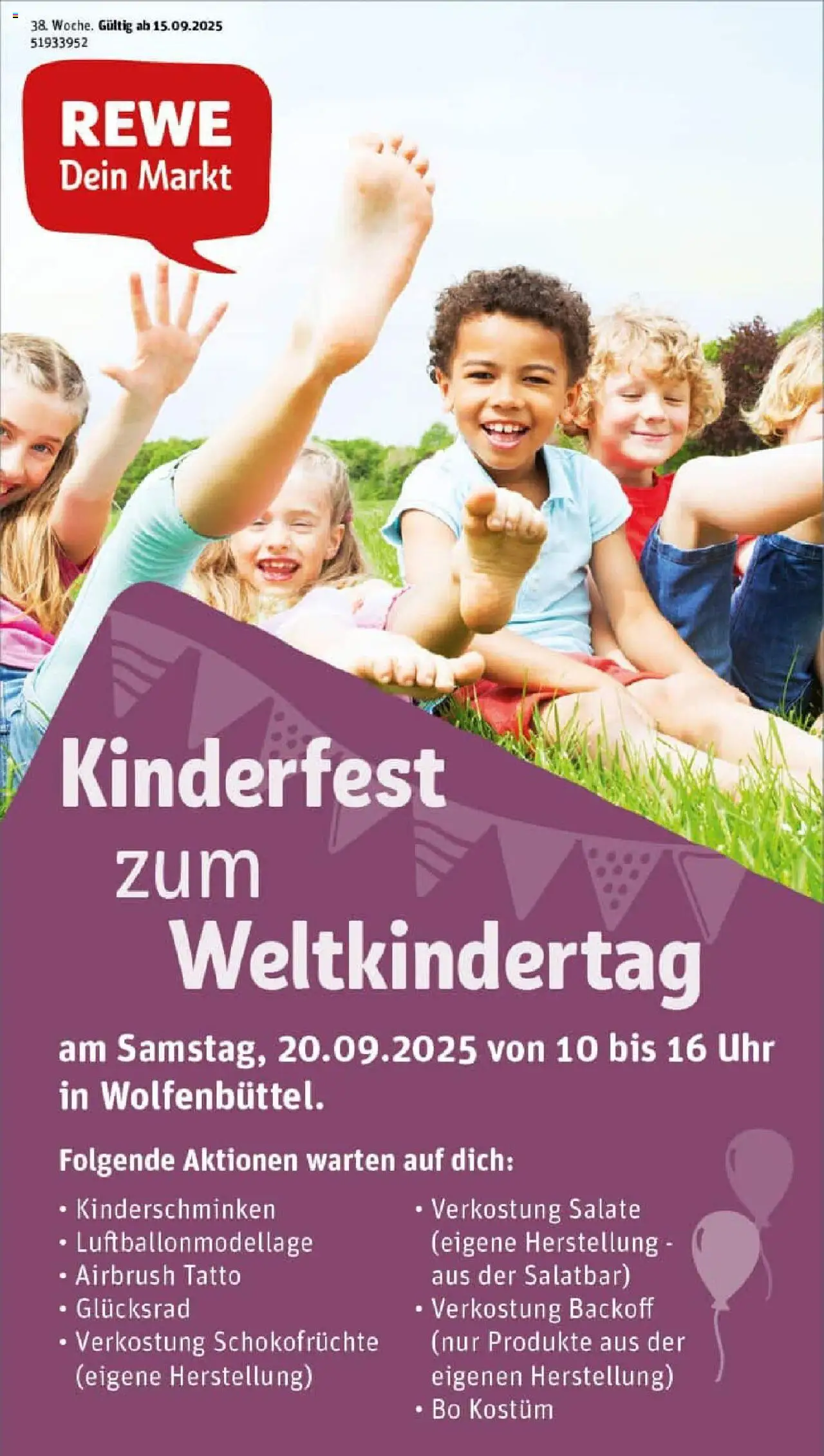 REWE Prospekt ab 14.09.2025 nächste Woche - Prospekt Wolfenbüttel	