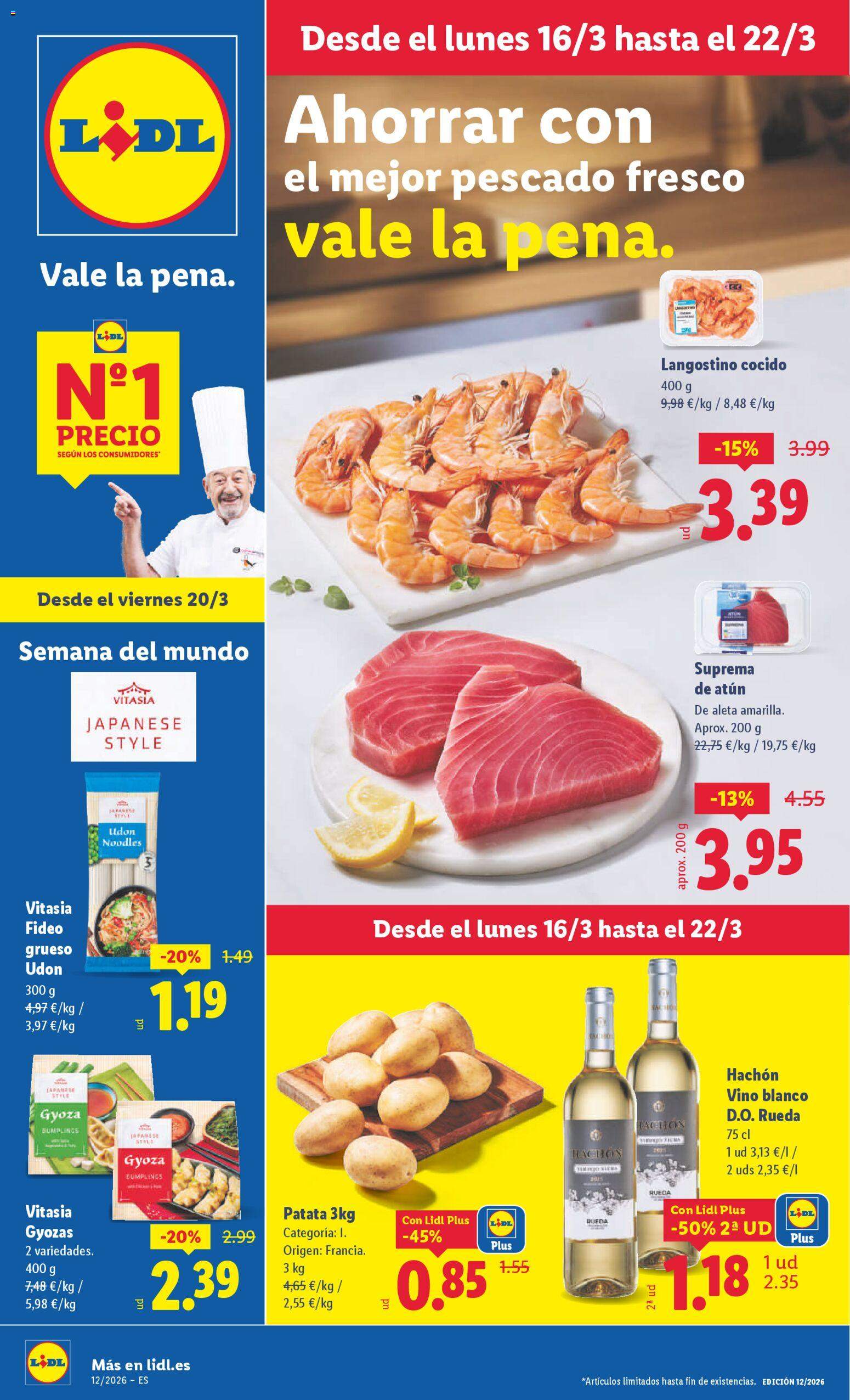 Nuevo folleto Lidl desde 16/03