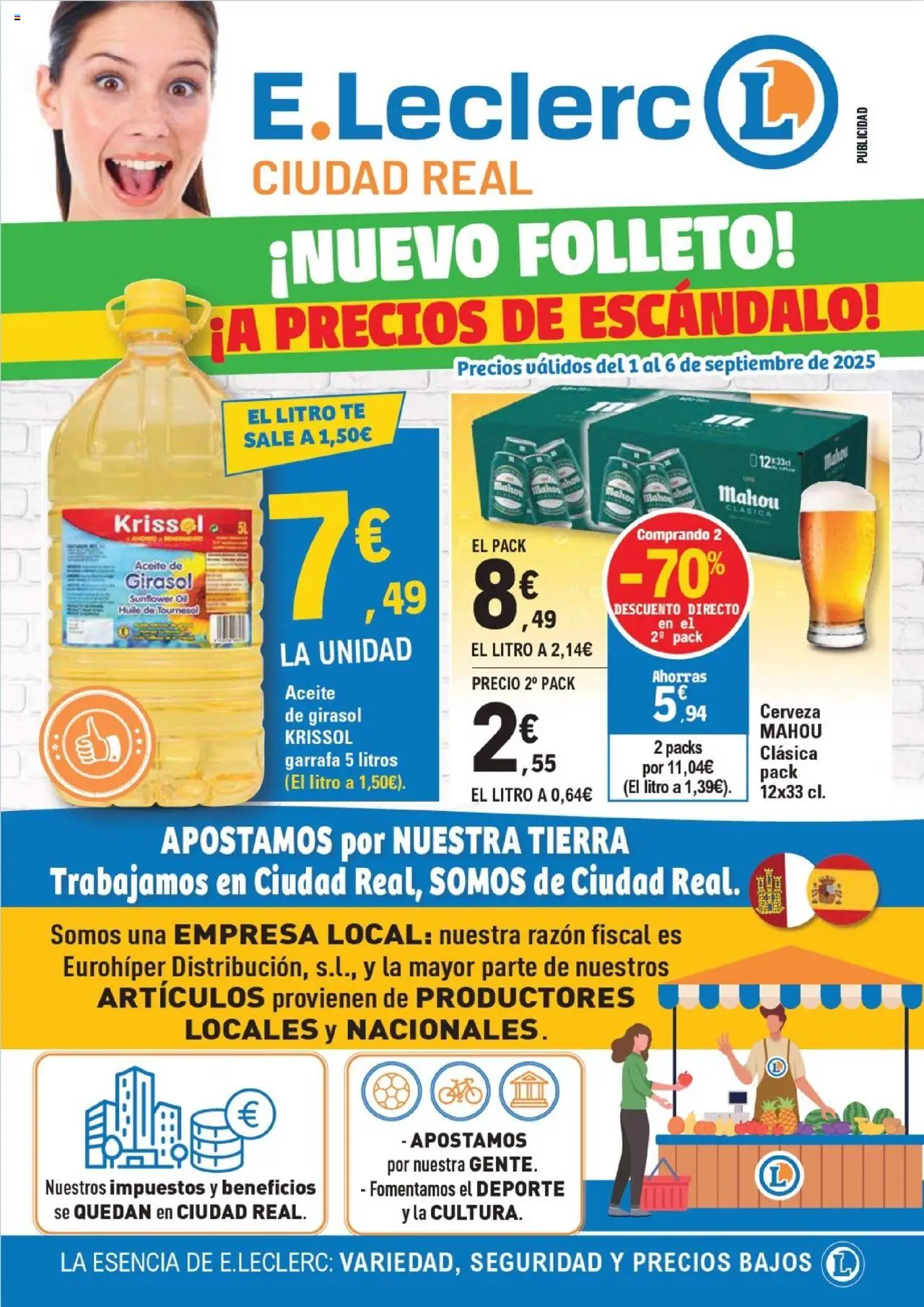 E.Leclerc Folleto > 01/09 - 06/09/2025 > Ofertas