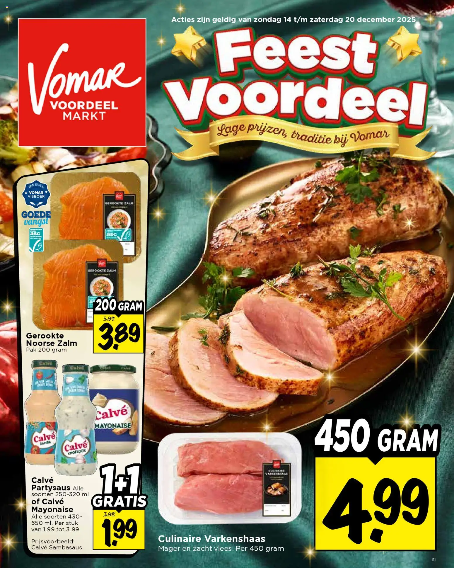 Voorbeeld van Folder van winkel Vomar geldig vanaf 14-12-2025