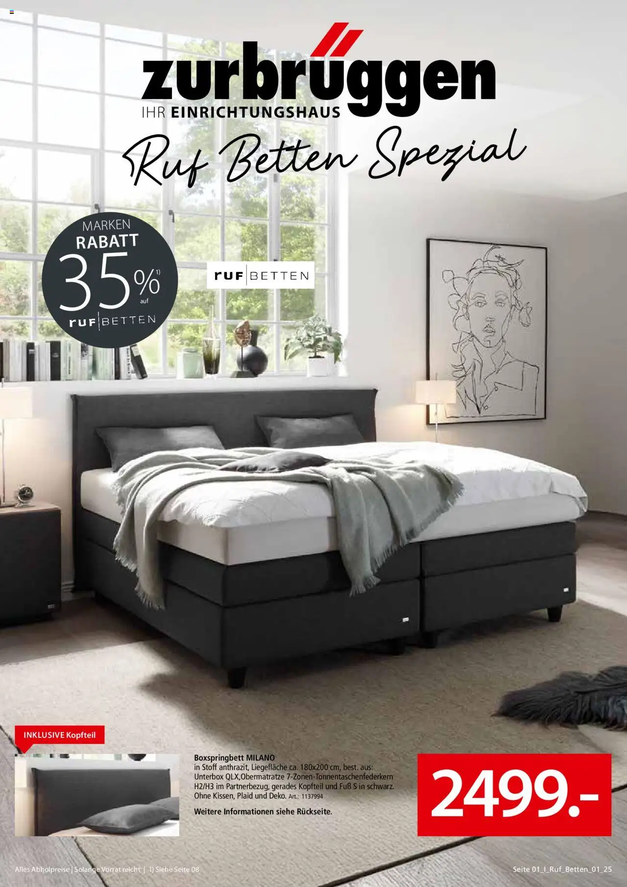 Vorschau von dem Prospekt des Geschäftes Zurbrüggen, gültig ab dem 28.05.2025