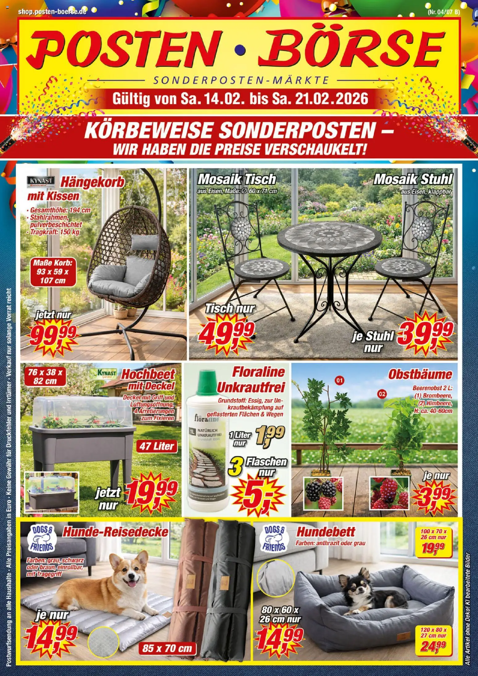 Vorschau von dem Prospekt des Geschäftes Posten Börse, gültig ab dem 14.02.2026