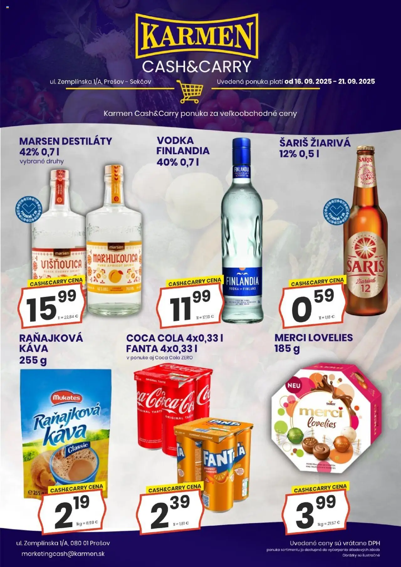 KARMEN CBA Leták (16.09. - 21.09.2025) - Akčná ponuka