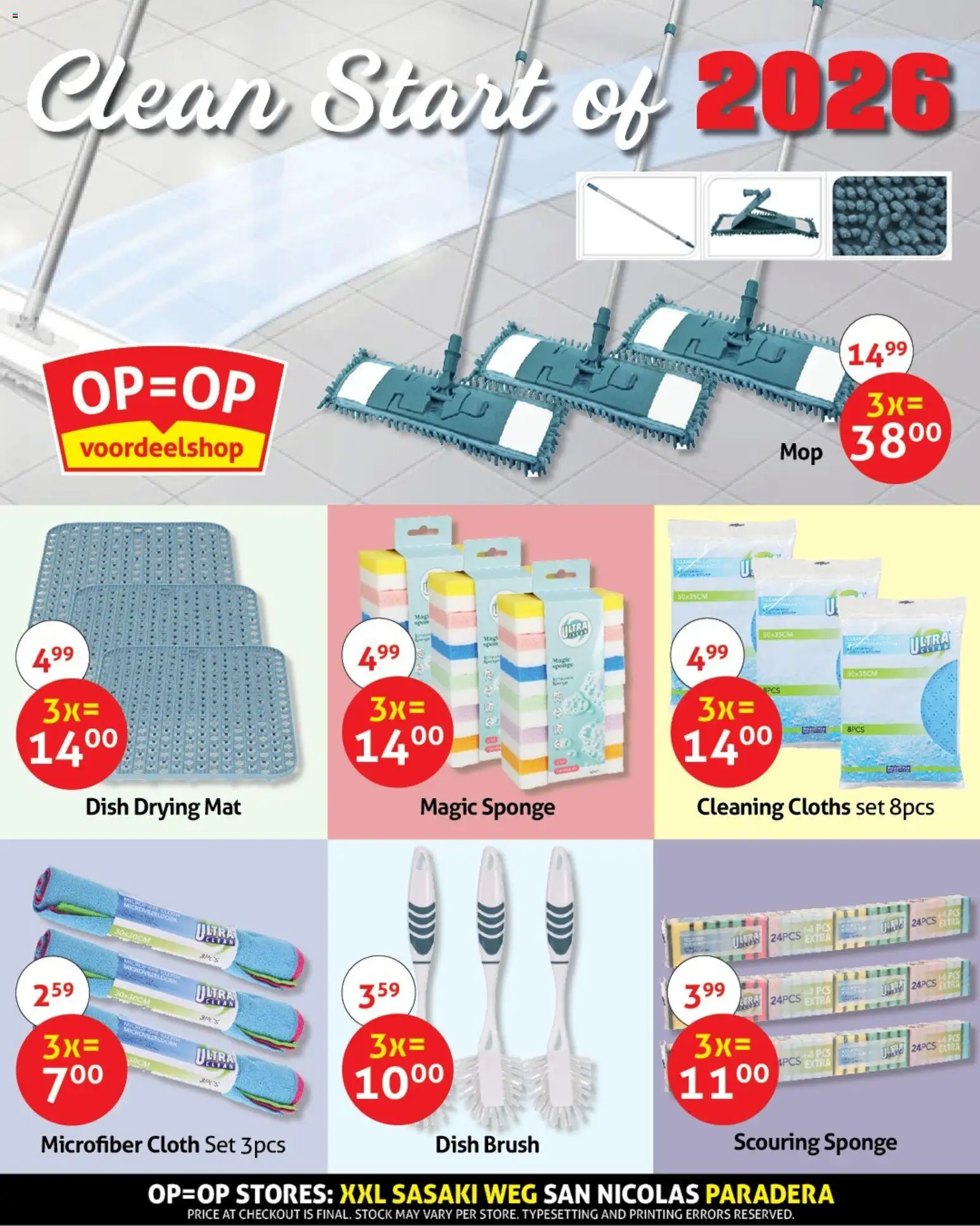 Voorbeeld van Folder van winkel OP is OP geldig vanaf 22-01-2026