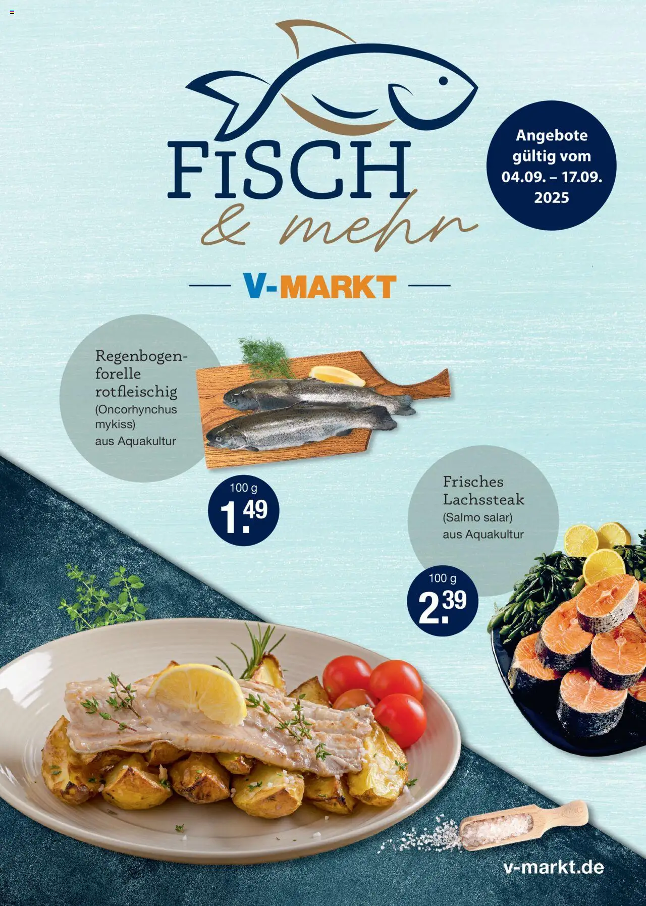 V-Markt Angebote (vom 04.09.2025) - Fischangebote München - Fisch