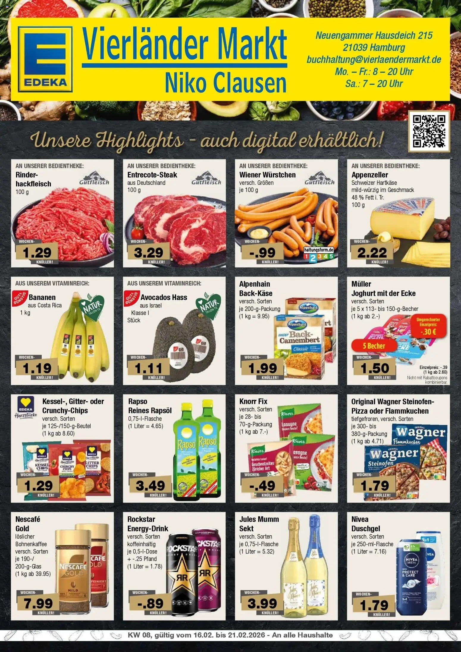 Vorschau von dem Prospekt des Geschäftes Edeka, gültig ab dem 16.02.2026