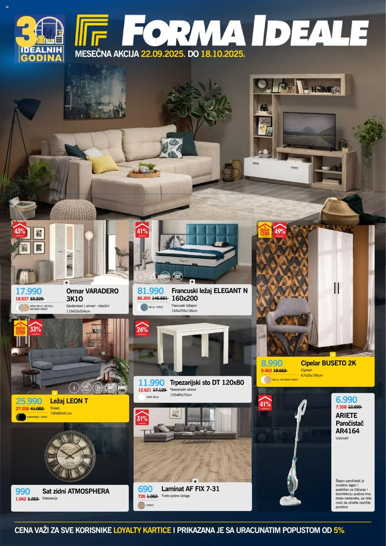 Forma Ideale katalog važi od 22.09.2025 - stranica 1