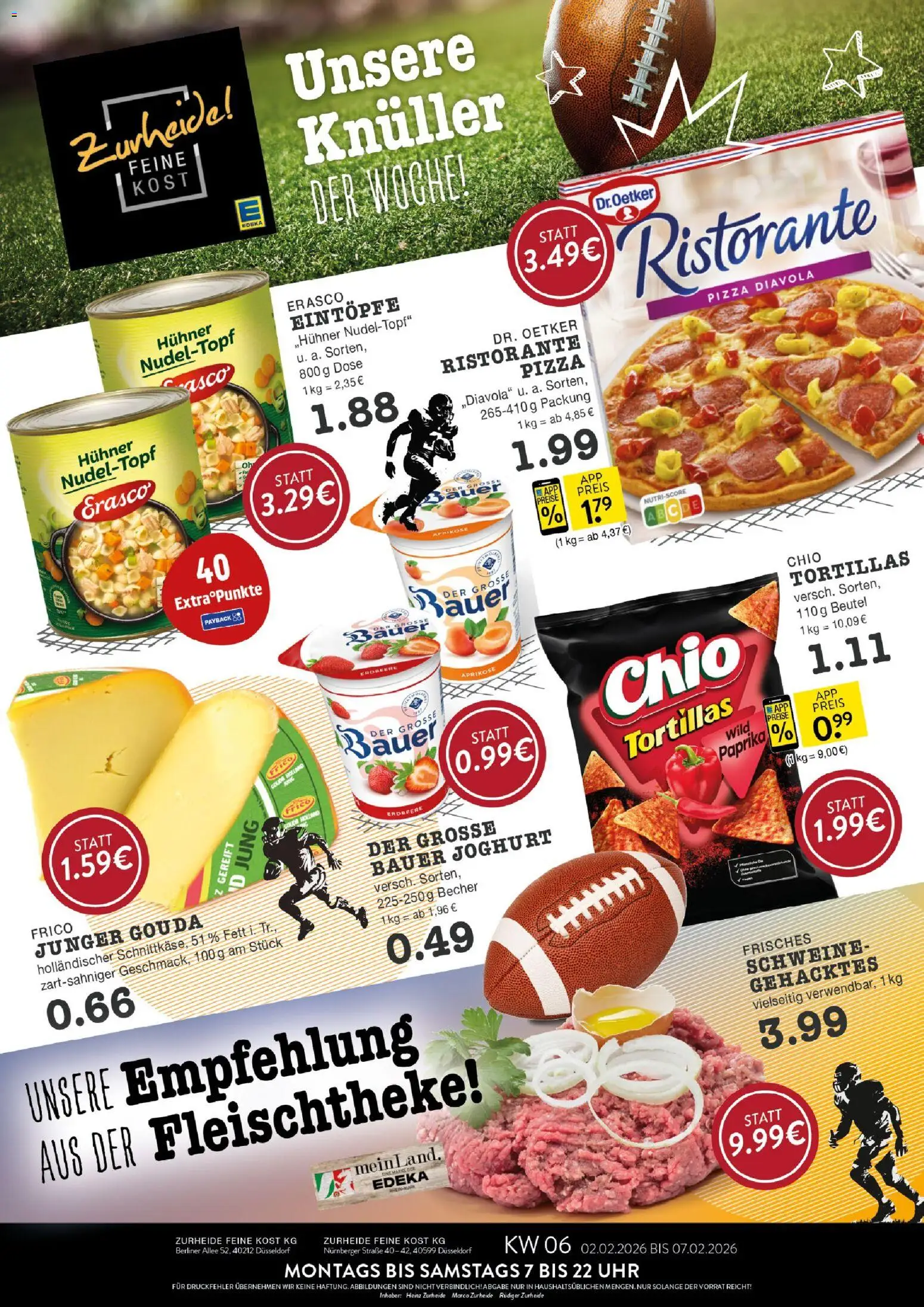 Vorschau von dem Prospekt des Geschäftes Edeka Zurheide, gültig ab dem 02.02.2026