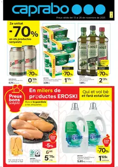 Vista previa del folleto de la tienda Caprabo válido desde el 13/11/2025 