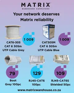Preview of Matrix Warehouse flyer valid from 25/10/2025