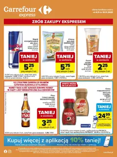 Pogląd gazetki "Express" ze sklepu Carrefour ważnej od 04.11.2025
