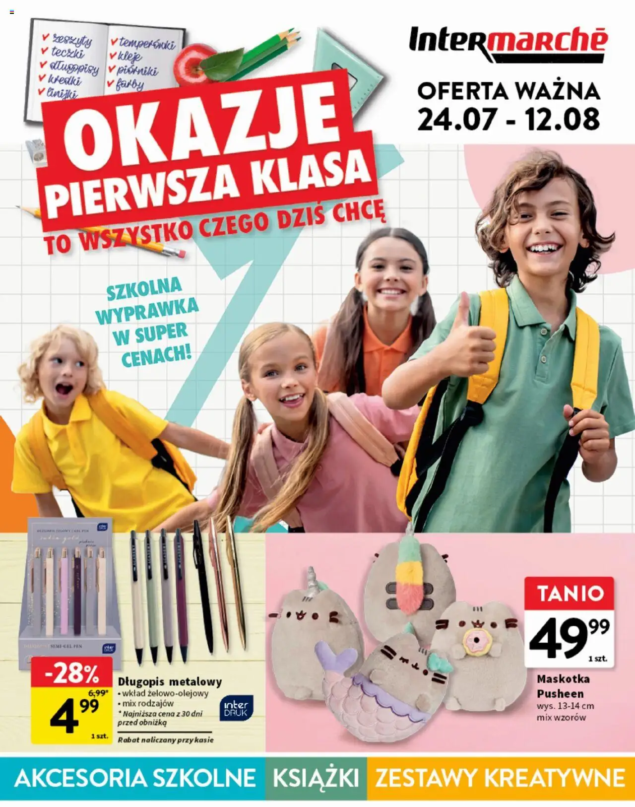 Intermarche Artykuły szkolne od 24.07.2025 - Nowa Gazetka - Numer strony 1
