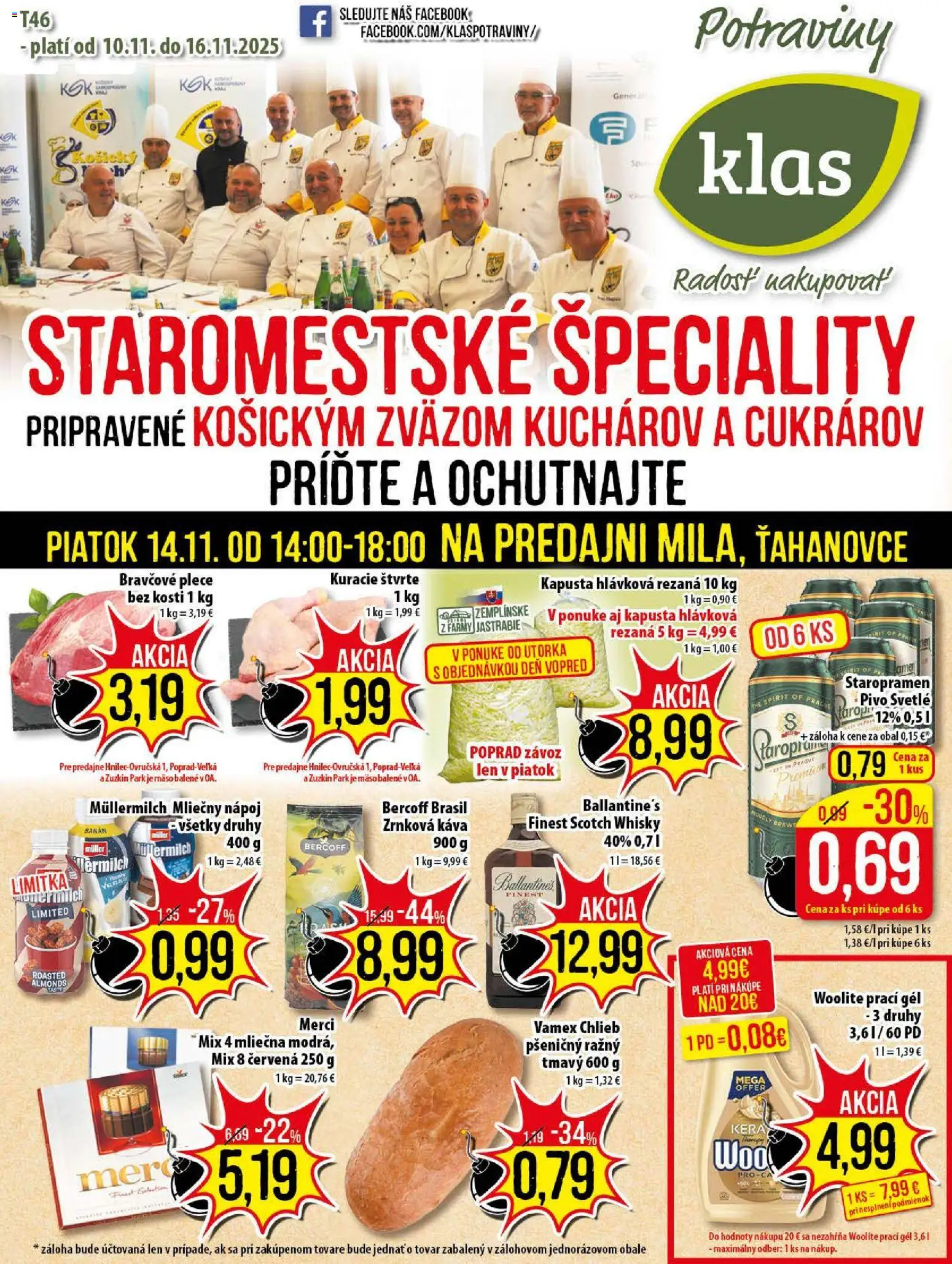 Náhľad Klas letáku platného od 10.11.2025