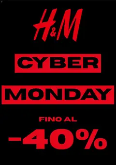 Anteprima dell'opuscolo Volantino Cyber Monday dal negozio H&M valido da 01/12/2025