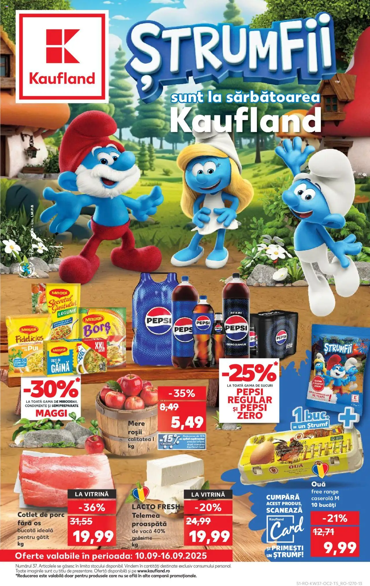 Kaufland RO aktuális szórólap, érvényes 2025.09.10.-től - 1 oldal - Pepsi, Maggi, Pepsi Zero