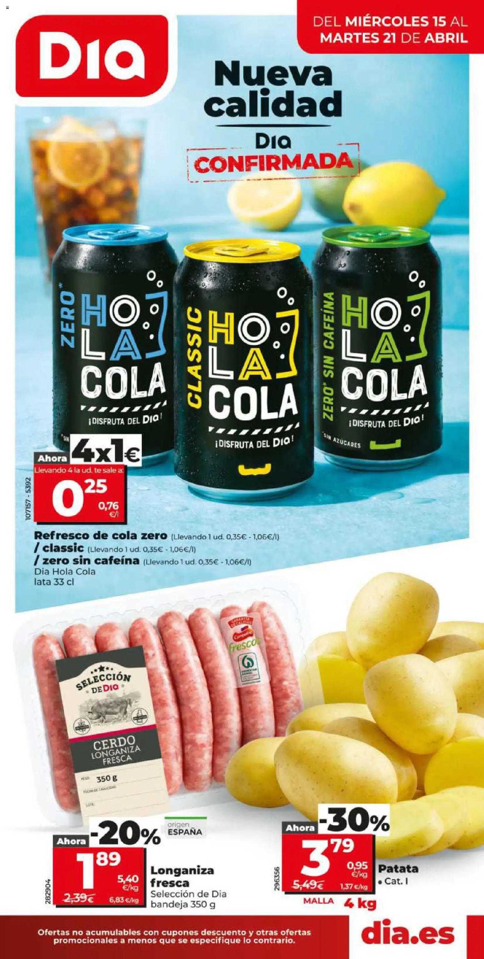 Vista previa del folleto de la tienda Dia válido desde el 15/04/2026 