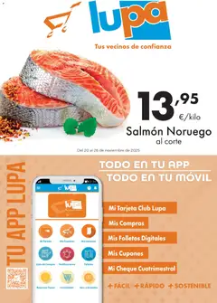 Vista previa del folleto de la tienda Lupa Supermercados válido desde el 20/11/2025 