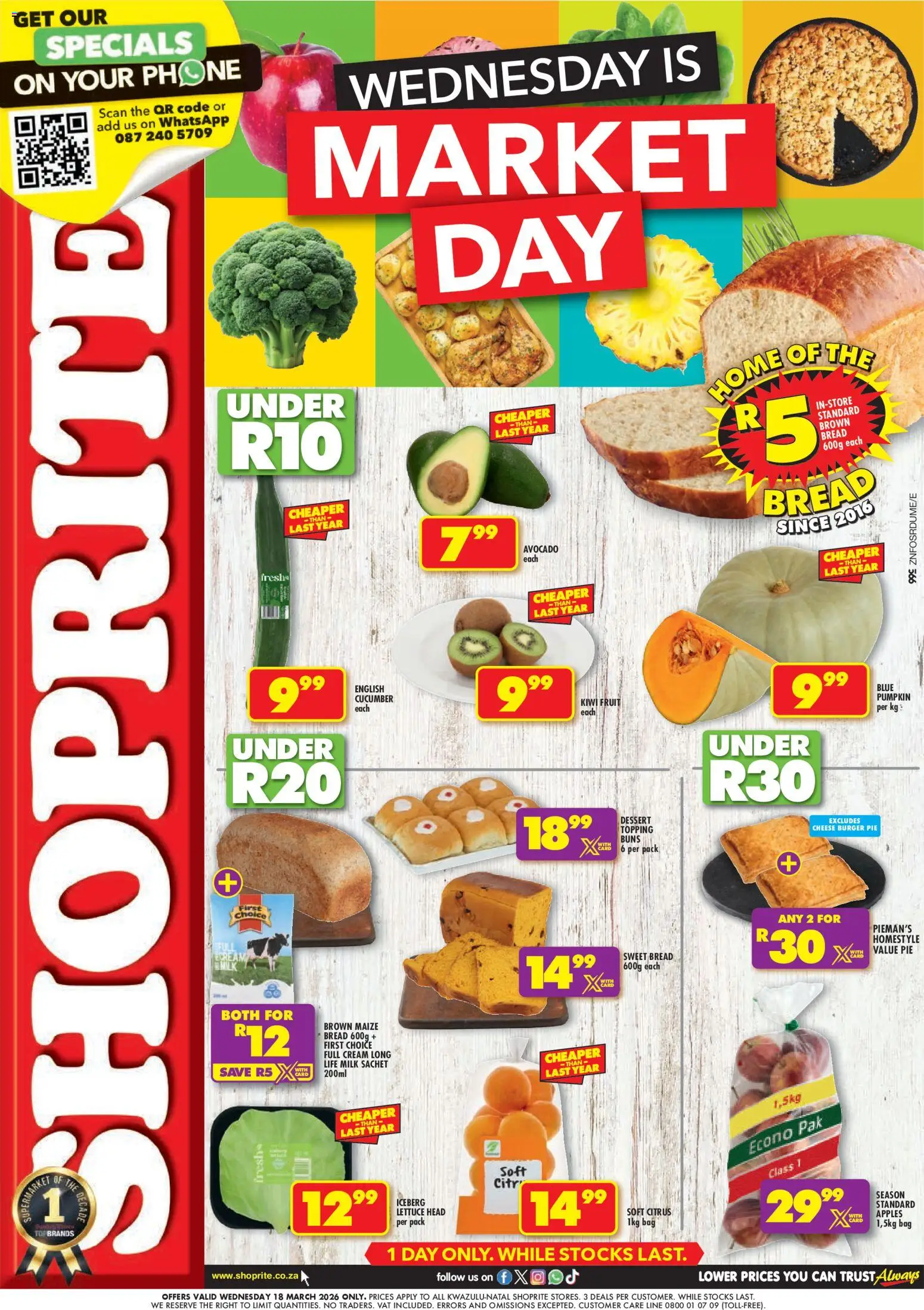 Preview of Shoprite flyer valid from 18/03/2026