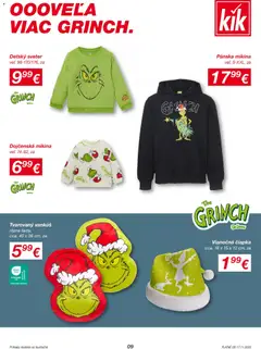 Náhľad Kik letáku platného od 17.11.2025 | Strana: 9