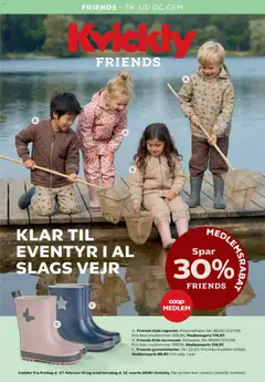 Eksempel på tilbudsavis Uge 09 Friends indstik fra butik Kvickly gyldig fra 27/02/2026