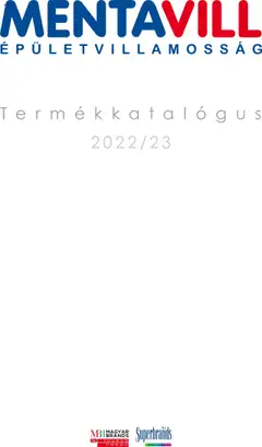 Mentavill - Mentavill - Termékkatalógus 2022-2023 megtekintése, amely érvényes 2025.09.04.-től