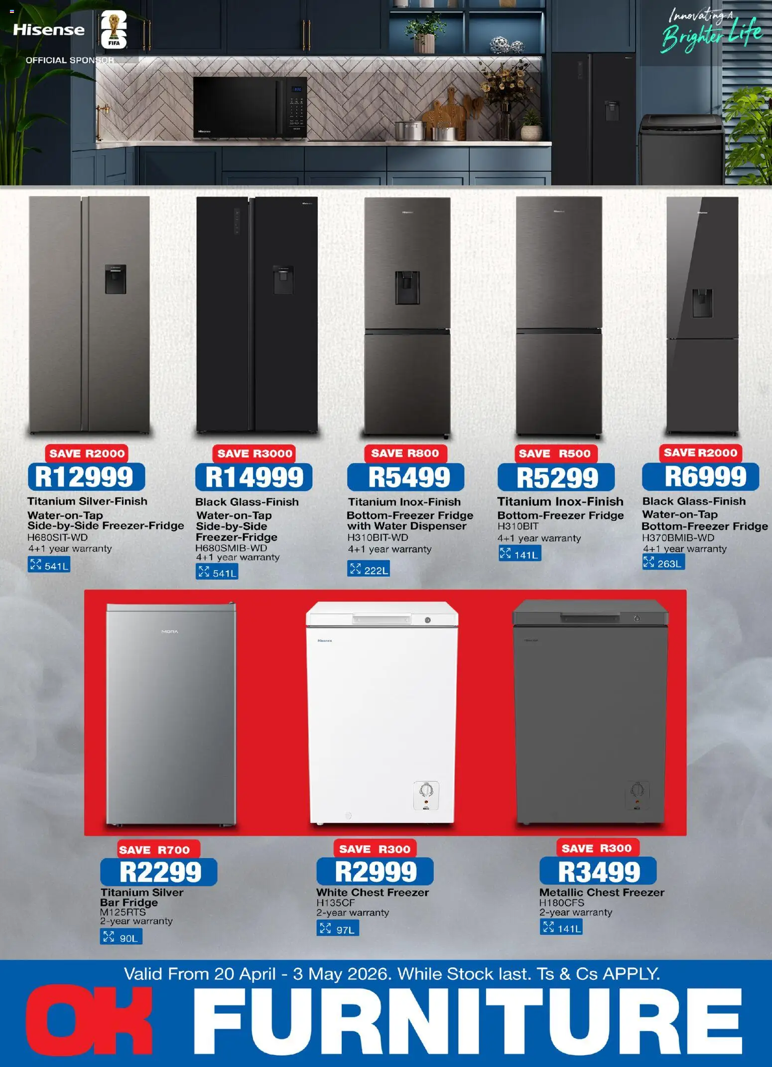 Preview of OK Furniture flyer valid from 20/04/2026