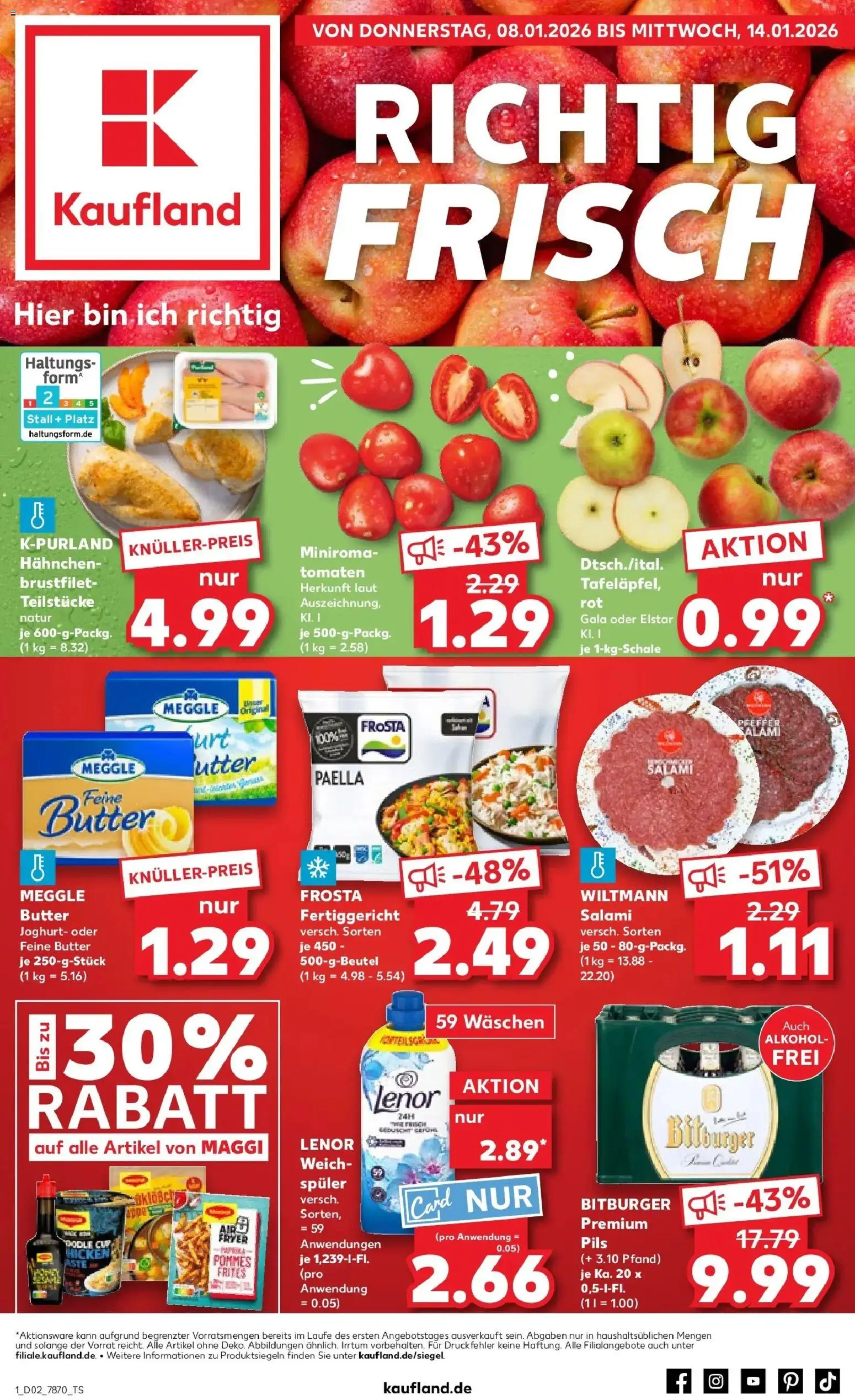 Vorschau von dem Prospekt des Geschäftes Kaufland, gültig ab dem 08.01.2026