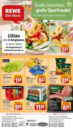 Vorschau von dem Prospekt des Geschäftes Rewe, gültig ab dem 23.03.2026