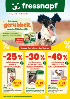 Vorschau der Angebote: Fressnapf Flugblatt gültig ab 18.09.2025
