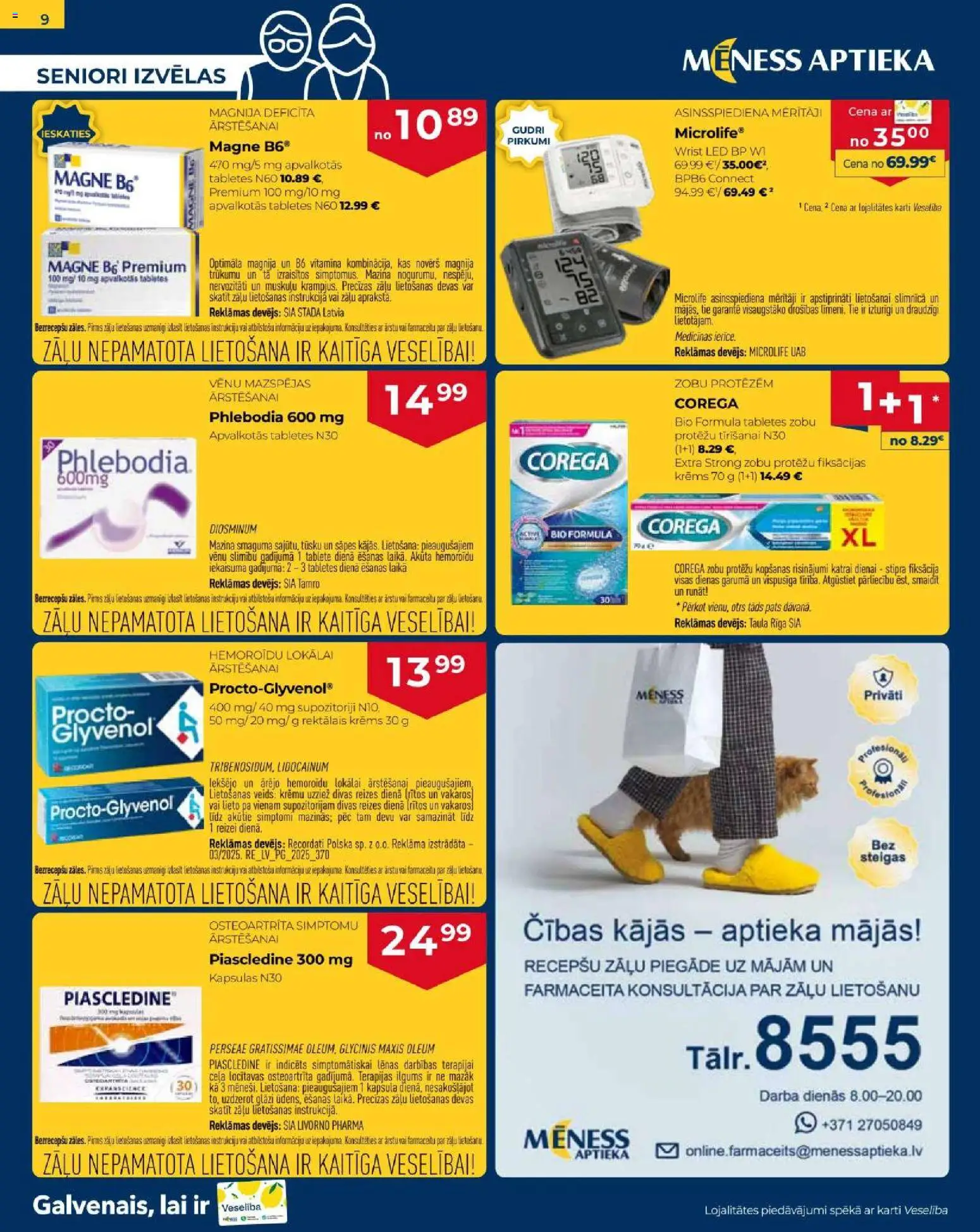 Skatīt Mēness aptieka akciju bukletu, derīgs no 2026.01.01