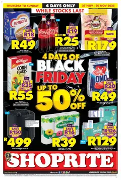 Preview of Shoprite flyer valid from 27/11/2025