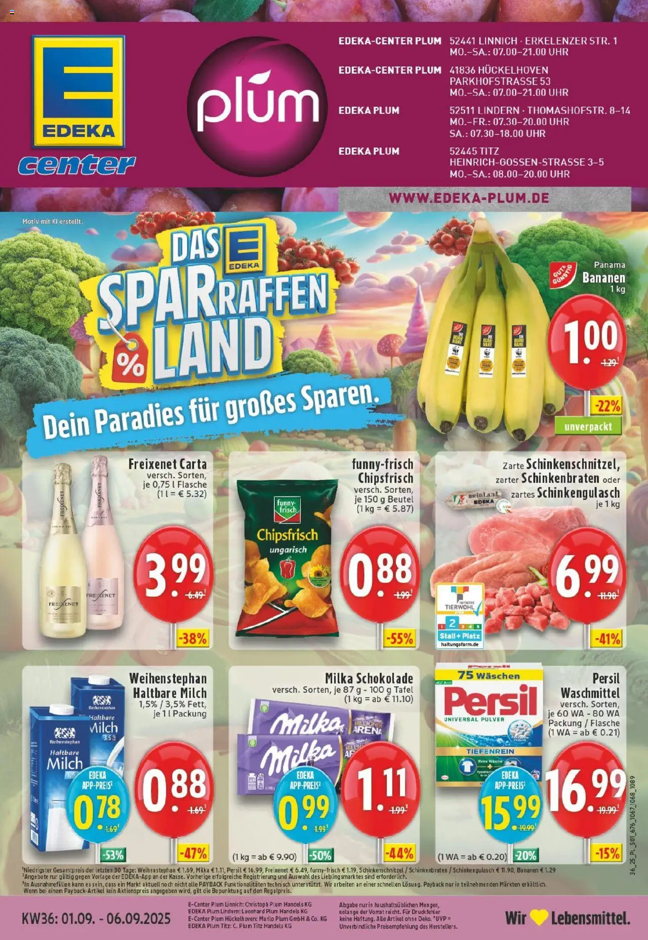 EDEKA Prospekt ab 01.09.2025 - Prospekt Titz Online
