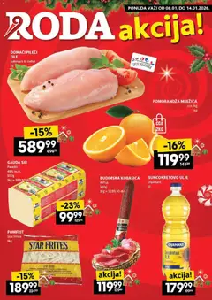 Pregled Roda kataloga - važi od 08.01.2026