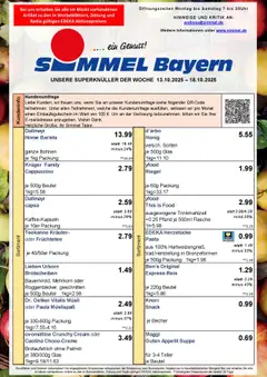 Vorschau von dem Prospekt des Geschäftes Simmel, gültig ab dem 13.10.2025