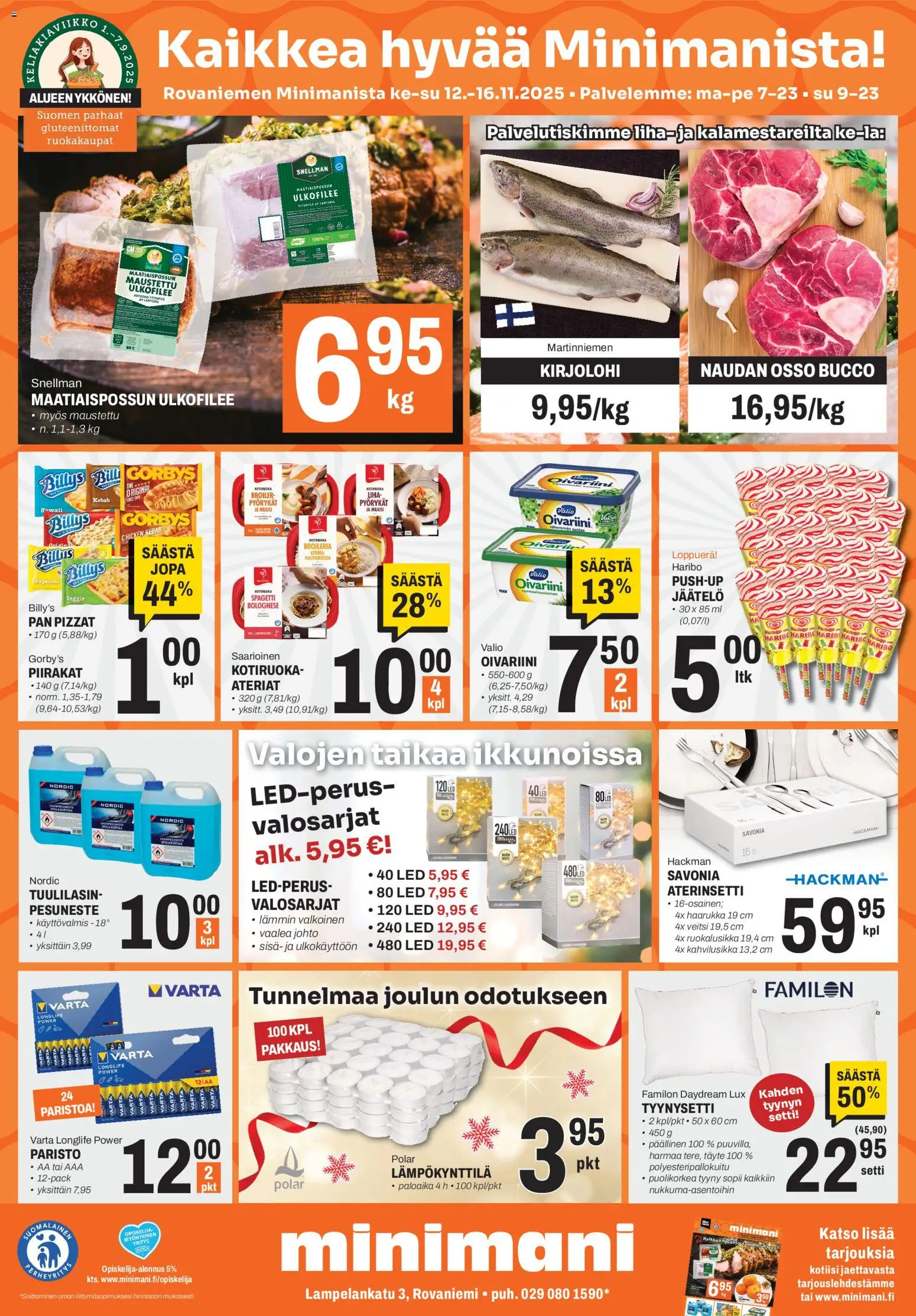 Kaupan Minimani Tarjoukset - Rovaniemi esikatselu, voimassa 12/11/2025