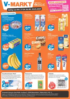 Vorschau von dem Prospekt des Geschäftes V-Markt, gültig ab dem 27.04.2026