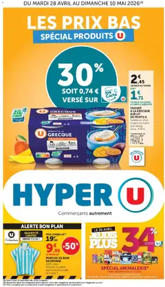 Prévisualisation de Hyper U catalogue du magasin Hyper U formulaire valide 28/04/2026