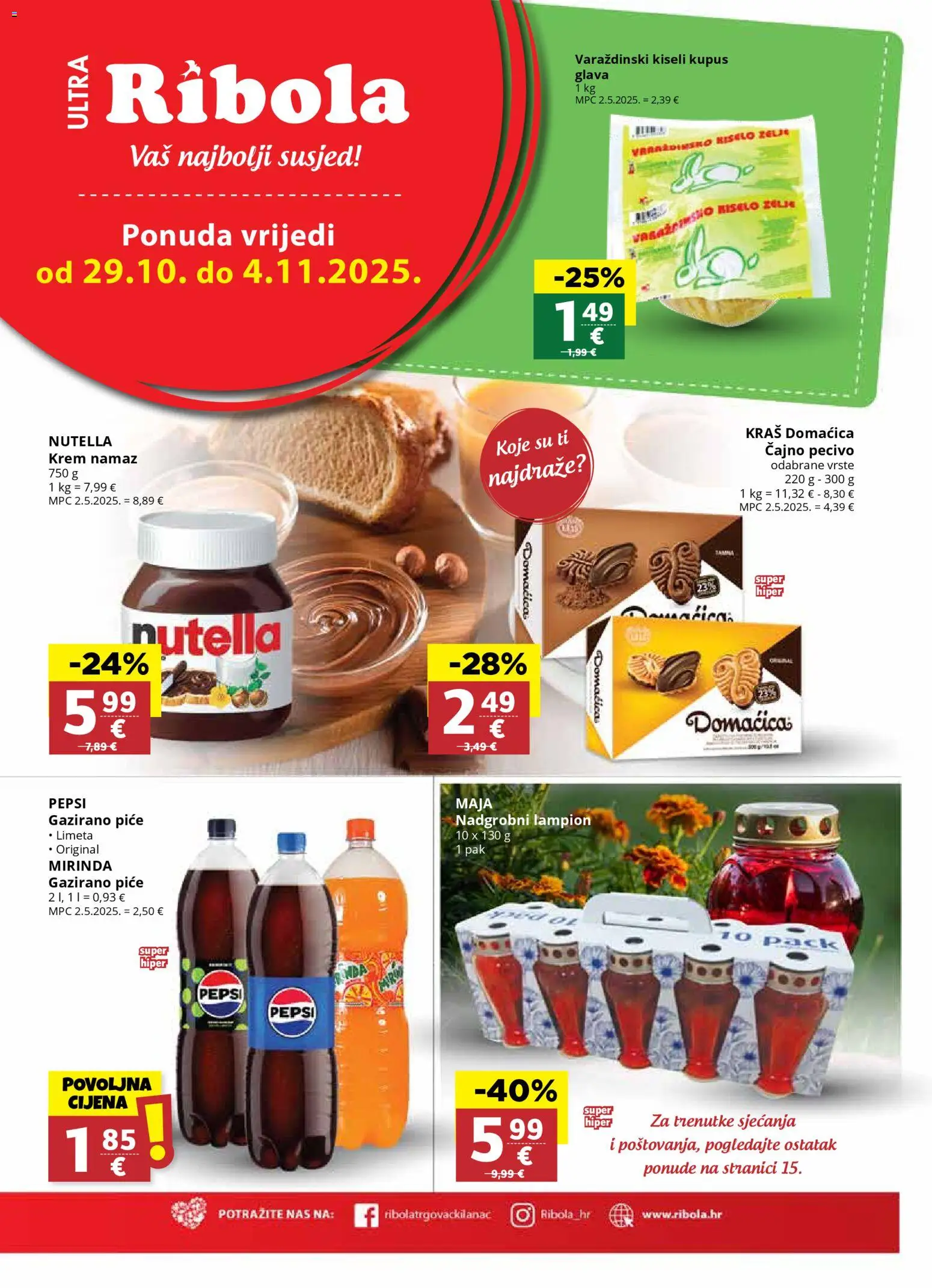 Ribola aktualni Katalog vrijedi od 29.10.2025 - tjedna akcija broj stranice 1