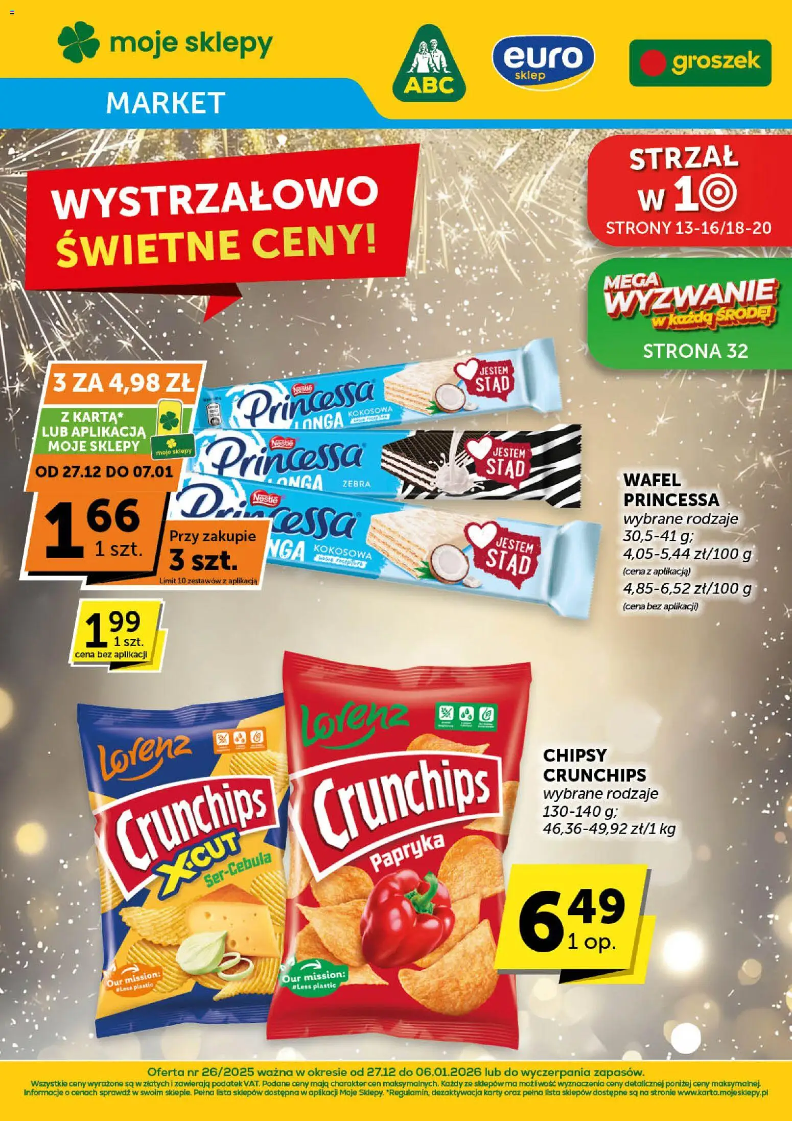 Pogląd gazetki "Market" ze sklepu Groszek ważnej od 27.12.2025 - Groszek, Chipsy, Papryka